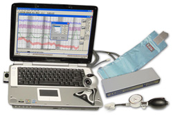 Today, most polygraph exams are administered with digital equipment like this.